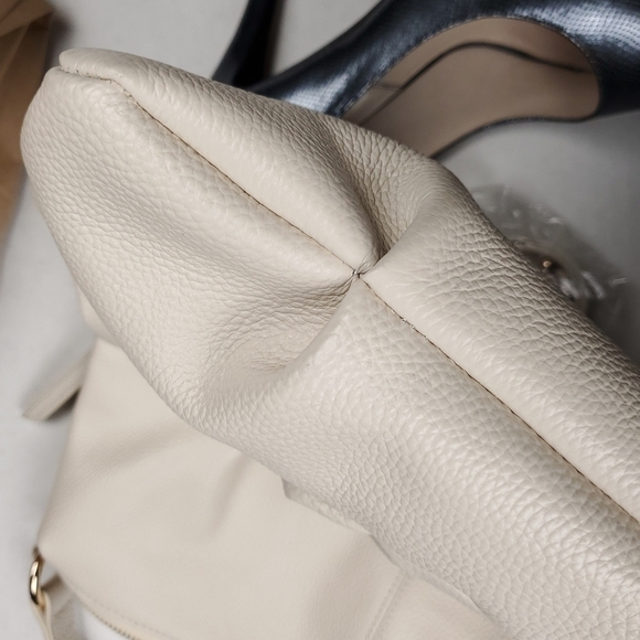 LAGGO Cream Pebbled Joyce Hobo Shoulder Bag - Picture 14 of 16